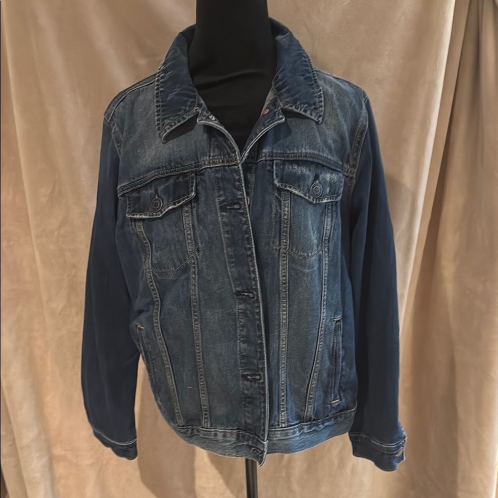 LC Lauren Conrad Blue Jean Jacket Classic Denim Style